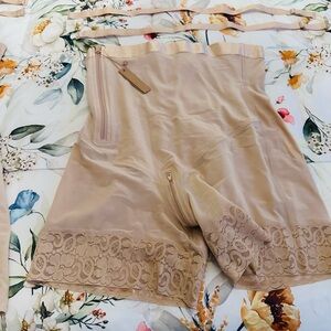 Elegant Beige Shapewear Shorts